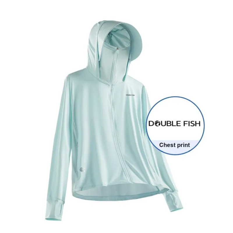 DOUBLEFISH Breathable Quick Dry Sun Protection Clothing Unisex-4