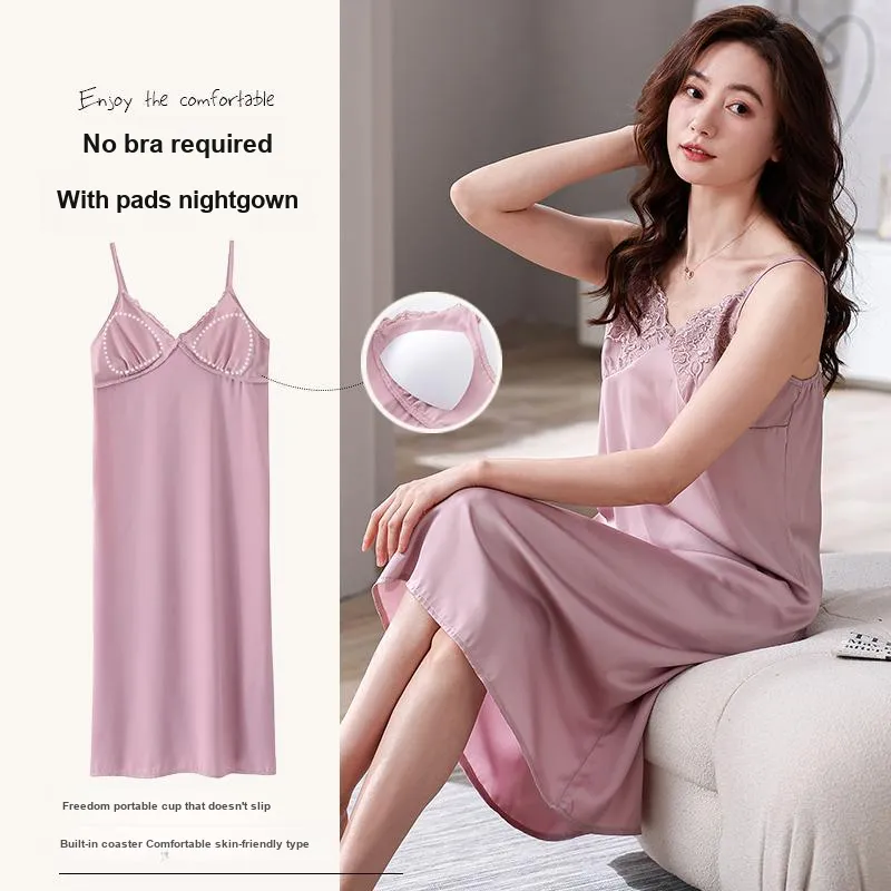 MIIOW Cool One Summer Series Nightgown Women's Light Purple-3
