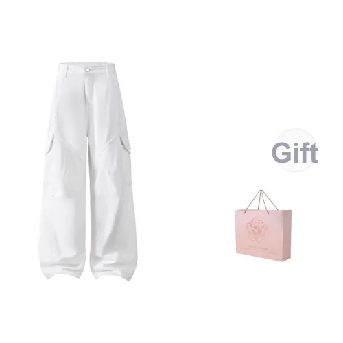 ZAZN Белый Обычный В комплекте сумка для покупок Женские Джинсы