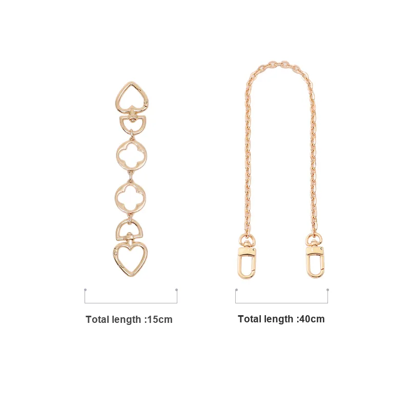 Gloya Alloy Decorative Chain Bag Accessory Women's Gold Tone-21