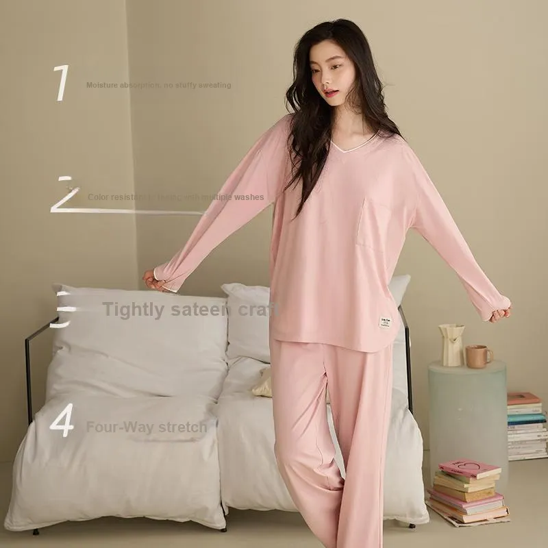 Xuan Liang Pajama Set Women's Morning Light Pink-2