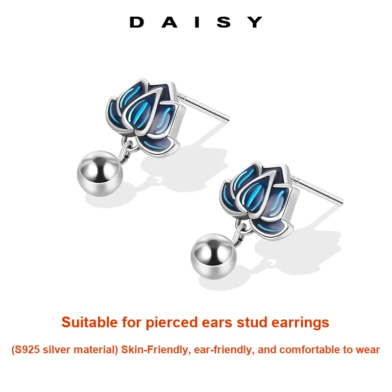 Daisy Dream 925 Sterling Silver Earrings Women's-2