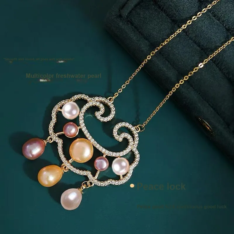 Taste The Color Freshwater Pearl Necklaces Women's-2
