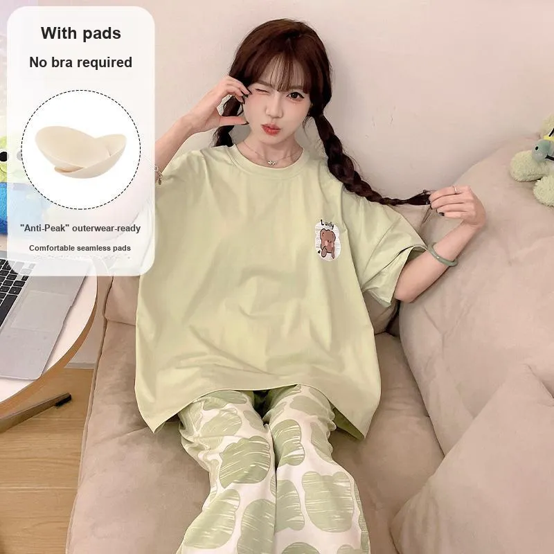O'MESIK Pajama Set Women's Green-5