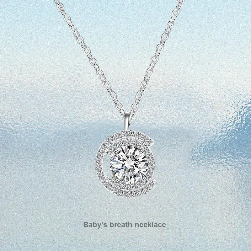 Vegetarian 925 Sterling Silver Necklaces Women's-1