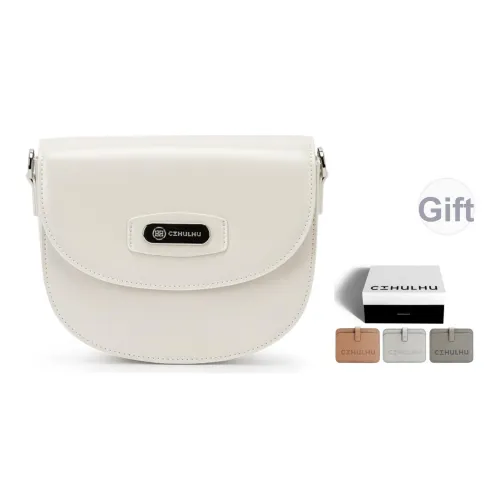 Cthulhu Спилок коровьей кожи с откидной крышкой винтажное седло сумка через плечо средний размер женский белый черный карамель