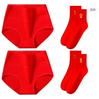 Lanza Underpants Women's Combo Set Red