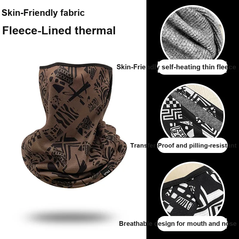 JIEKAI Riding Equipment Cycling Face Mask Unisex Polyester 27*36CM Multiple Colors-30