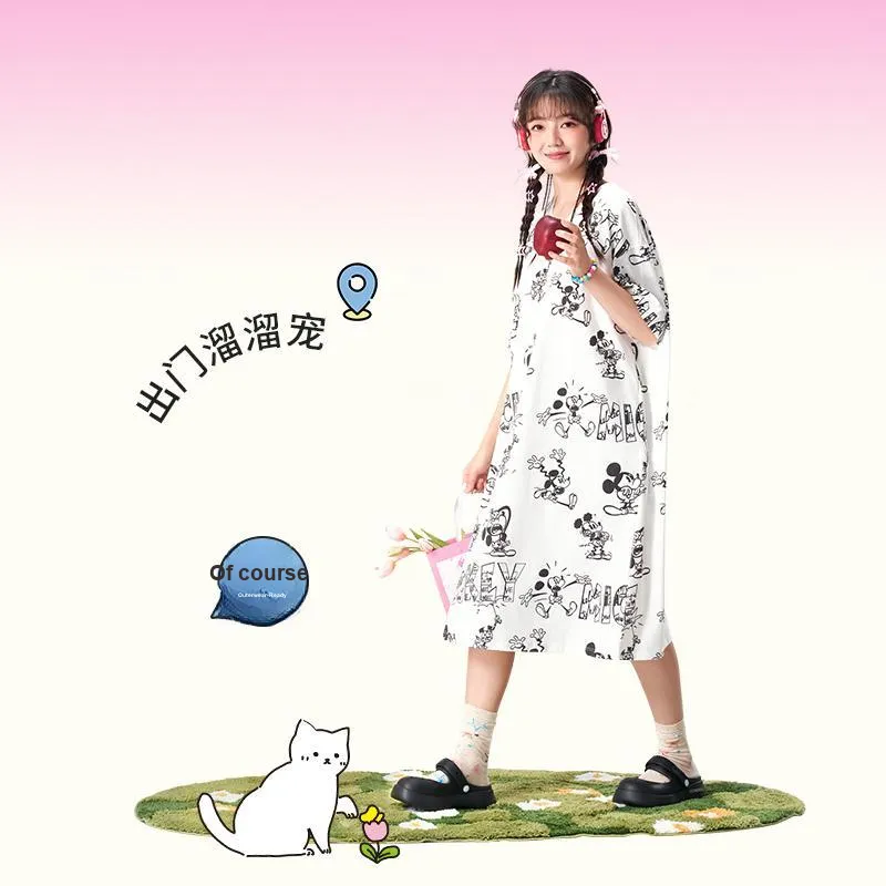 Disney Mickey Series Nightgown Women's-4