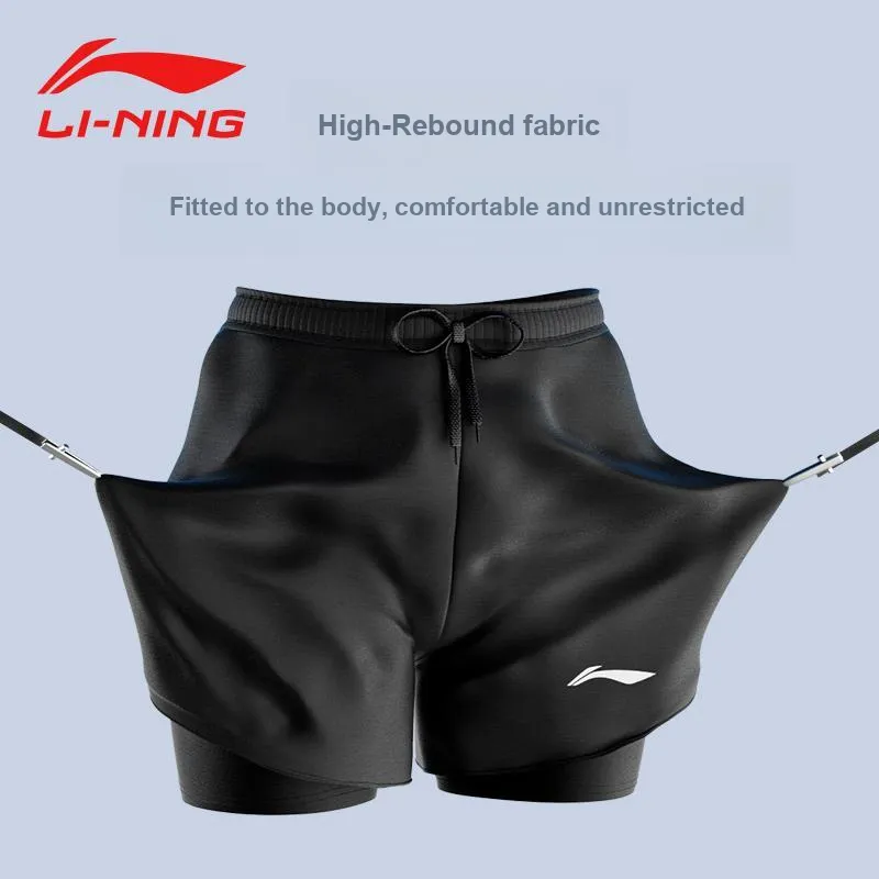 LiNing Swimming Sets Polyester Seaside Vacation Men's-11