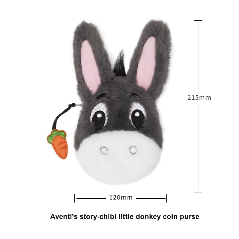 On The Beauty Of The Film Polyester Coin Purse Regular Unisex Little Donkey-5