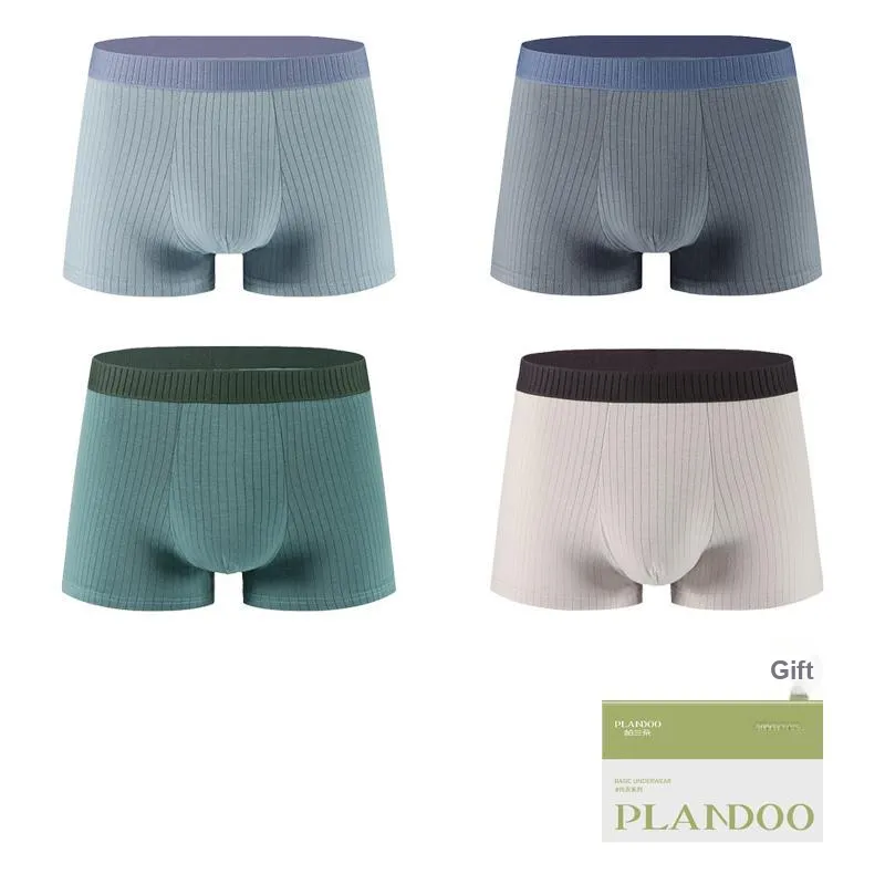 PLANDOO Underpants Men's Gift Box Set Of 4-9