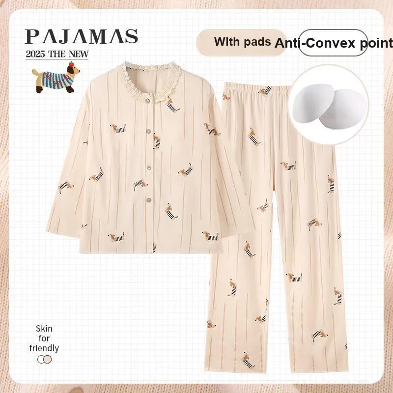 O'MESIK Pajama Set Women's Apricot-1