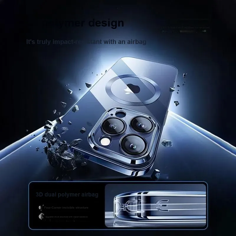 HASEE TPU Material Magnetic Phone Cases Compatibility IPhone16/15/14/plus/13/12/11pro/ma-10