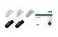 [No-Show Socks]Desert Sand White+Glacier Gray+Aqua Glass+Mineral Black+Mineral Black