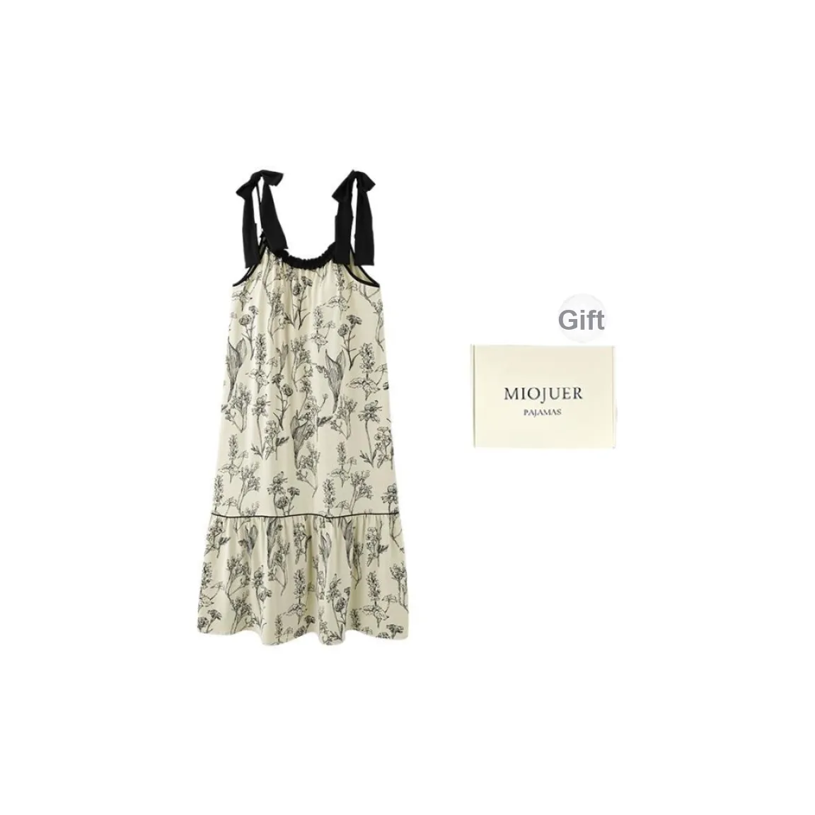 MIOJUER Nightgown Women's Gift Box Set Mint Green