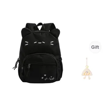 KAMLUI Nylon Fabric Backpack Women's Black/Yellow