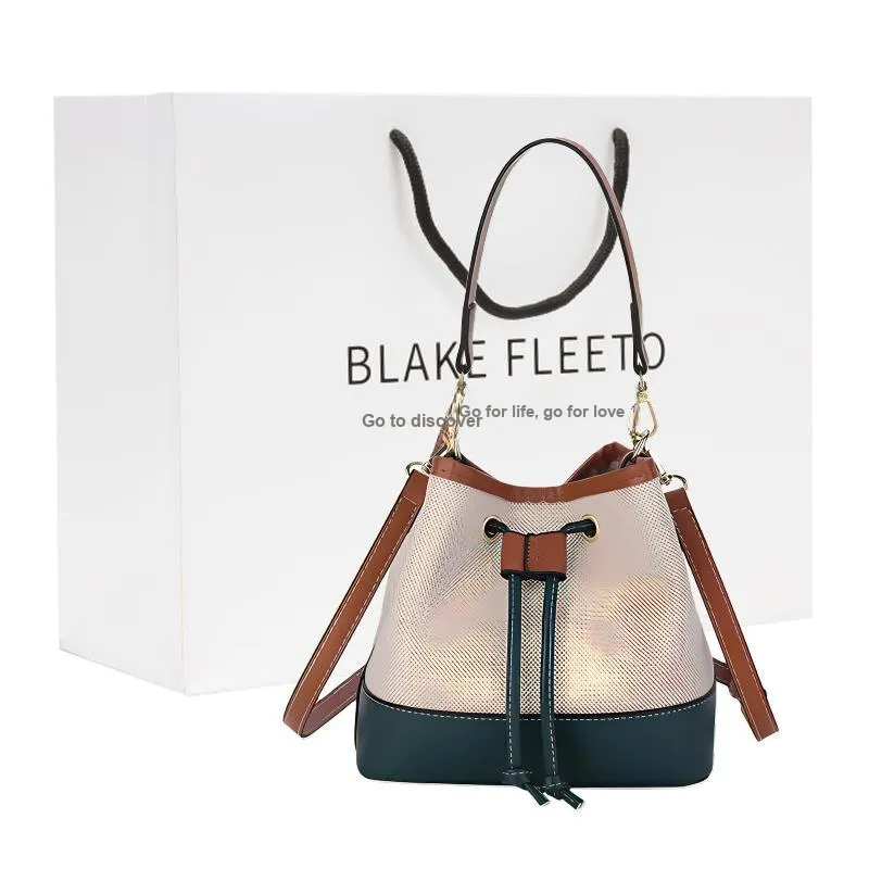 BLAKE FLEETO PU Shoulder Bag Regular Women's Black/Khaki/Green-10