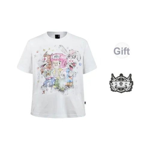 REMEDY Белая унисекс футболка