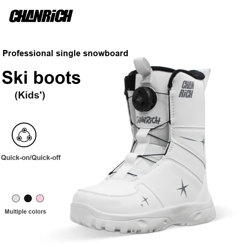 Snow Know The Answer SKTA x CHANRICH Single Snowboard Ski Boots Kids'-4