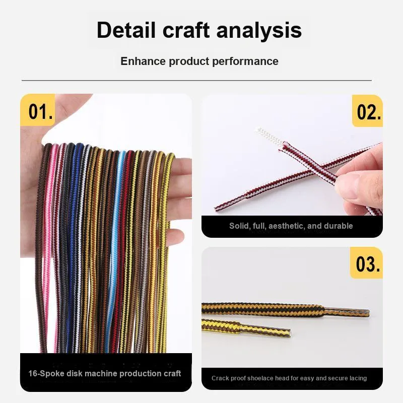 AAJF Polyester Shoelaces Unisex-3