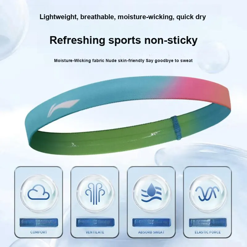 LiNing Sweatbands Elastic Basketball, Running, Fitness, Yoga Unisex-4