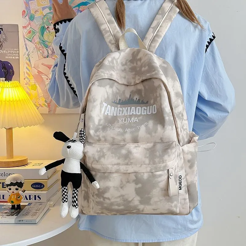 Debecca Nylon Backpack Regular Unisex Multicolor-12