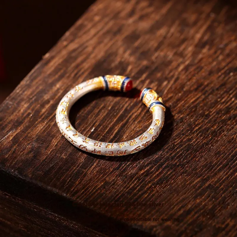 WINY 999 Fine Silver Rings Unisex-4