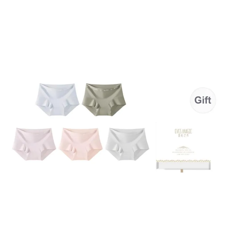 XIA.WA.ZHI.XIU Underpants Women's Shopping Bag 5 Pack-24