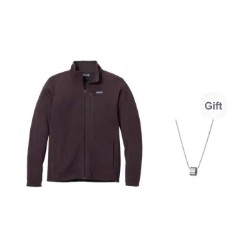 Patagonia Jacket Men's Obsidian Purple Gift Necklaces