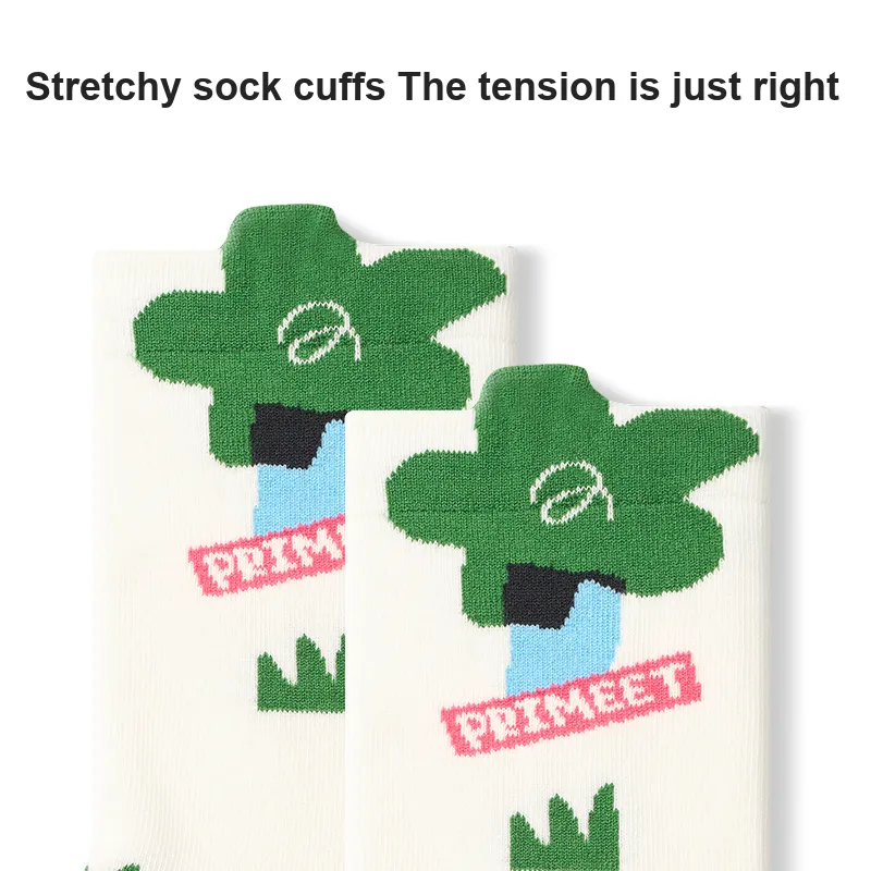 Primeet Mid Calf Socks Women's 5 Pack-16
