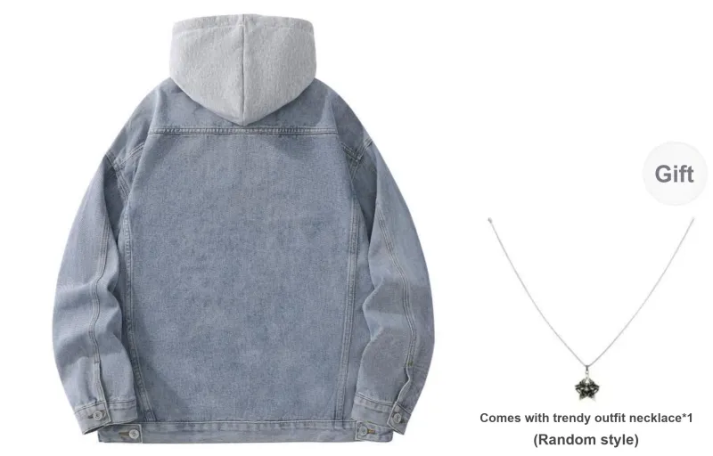 LA'T.WEEKEND Fall Denim Jackets Unisex-27
