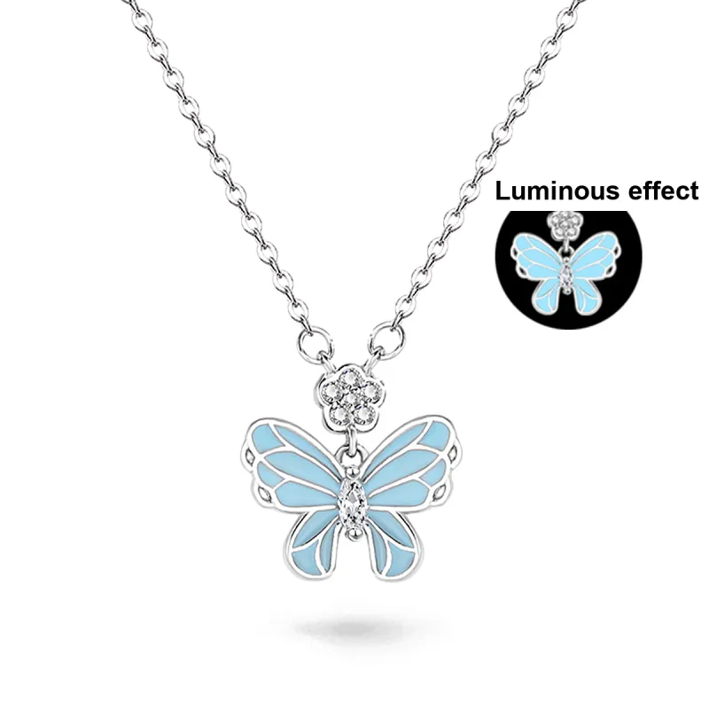 MAGICPOLE Sparkling Zircon Necklaces Women's Silver-1