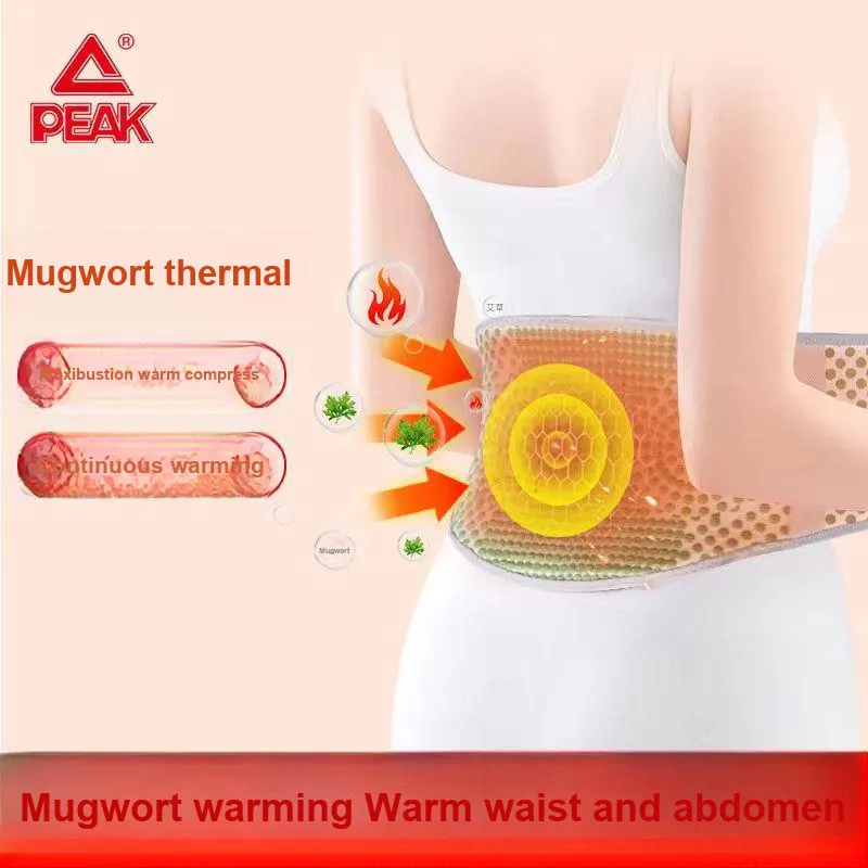 PEAK Back Support Braces Thermal Protective Self Heating Gray Polyester Unisex-2