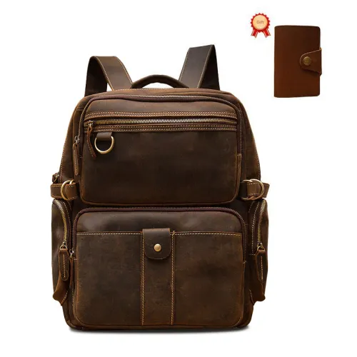 Simple & Nature Backpacks Dark Brown