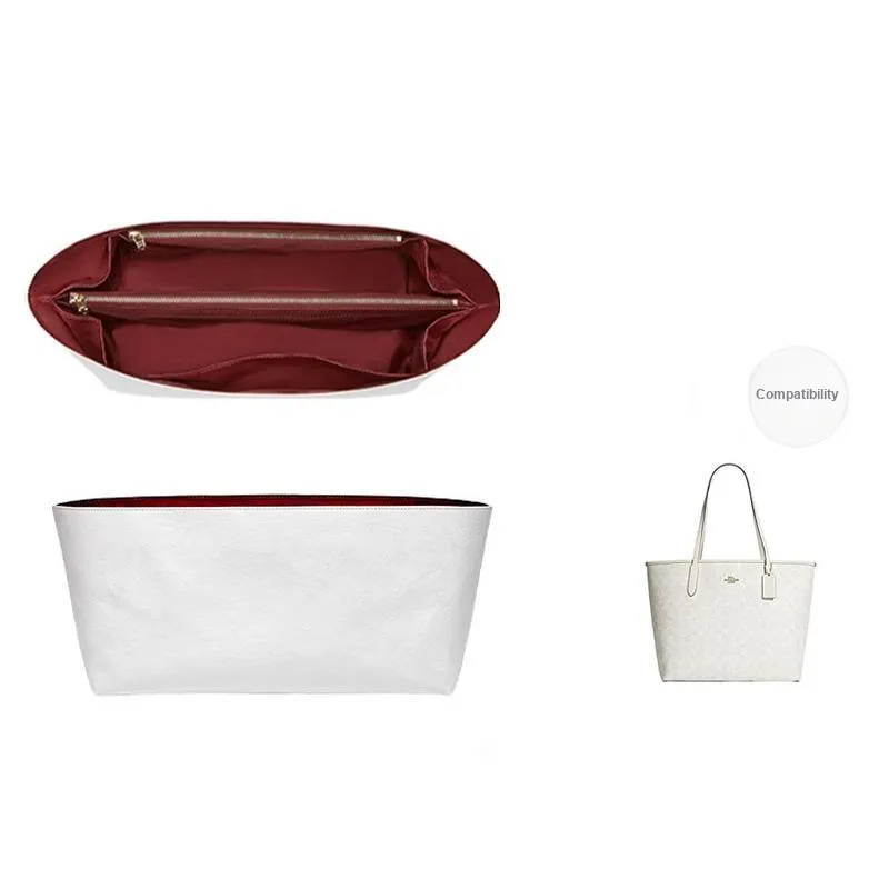 Luxury Care Artisan Workshop DuPont Paper Bag Accessory Bag Insert Women's Burgundy-3