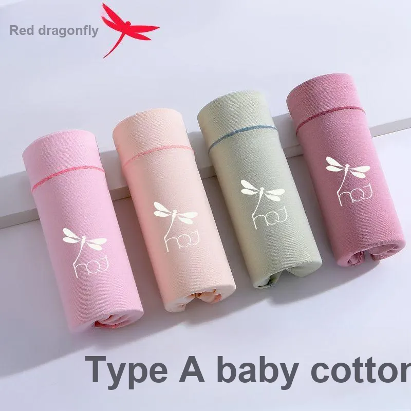 RED DRAGONFLY Cotton Panties Women's 3 Pack Gift Box Set-2