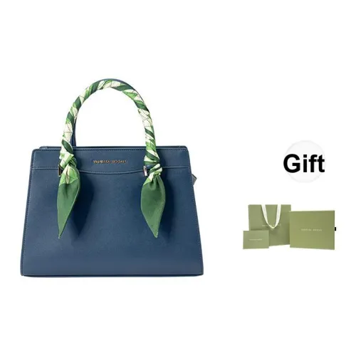 VANESSA HOGAN Коровья кожа Сумка Стандартная Женская Синяя