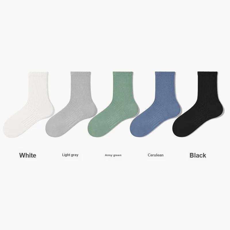 B&C.Room Mid Calf Socks Men 5 Pack-16