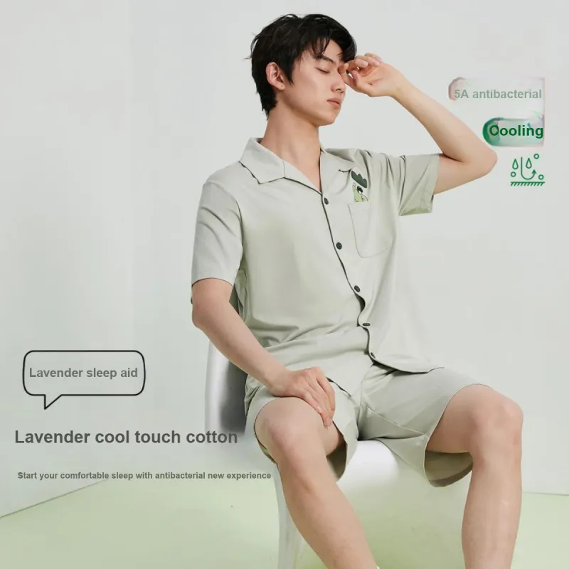 YOUKESHU Men Pajama Sets-7