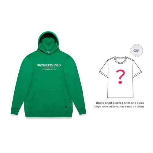 UNDEFEATED Sweatshirts Unisex Green Short-Sleeved Size Varies With Order