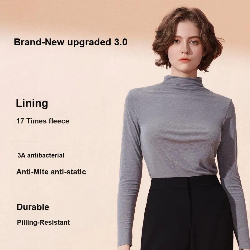 Ubras Muscle bottomed Clothing Series Thermal Top Women's-11