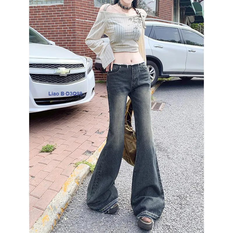 ZXZA Jeans Women's Vintage Blue-5