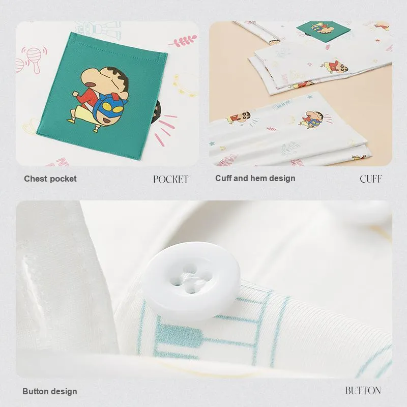 Gongdie x LABIXIAOXIN,LIANMINGKUAN Pajama Set Unisex Gift Box Set White-3