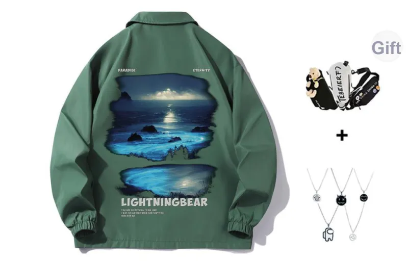 LIGHTNING BEAR Jackets Coats Unisex-28