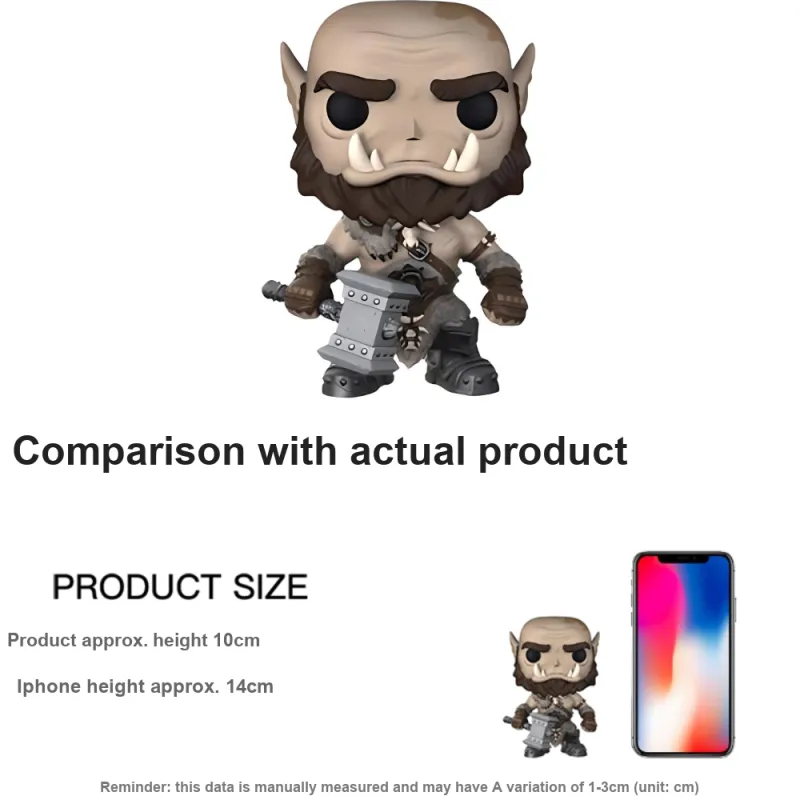 Funko FUNKO POP Movie Warcraft Orcgrim Orgrim Chibi Figures-2