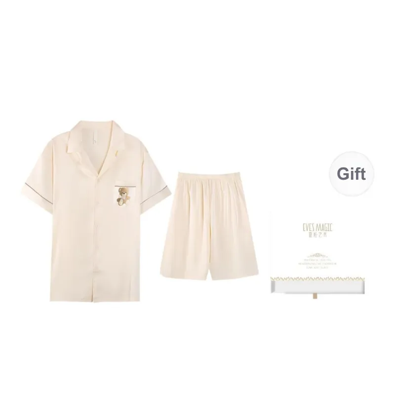 XIA.WA.ZHI.XIU Pajama Set Men's Gift Box Set Image Color-0