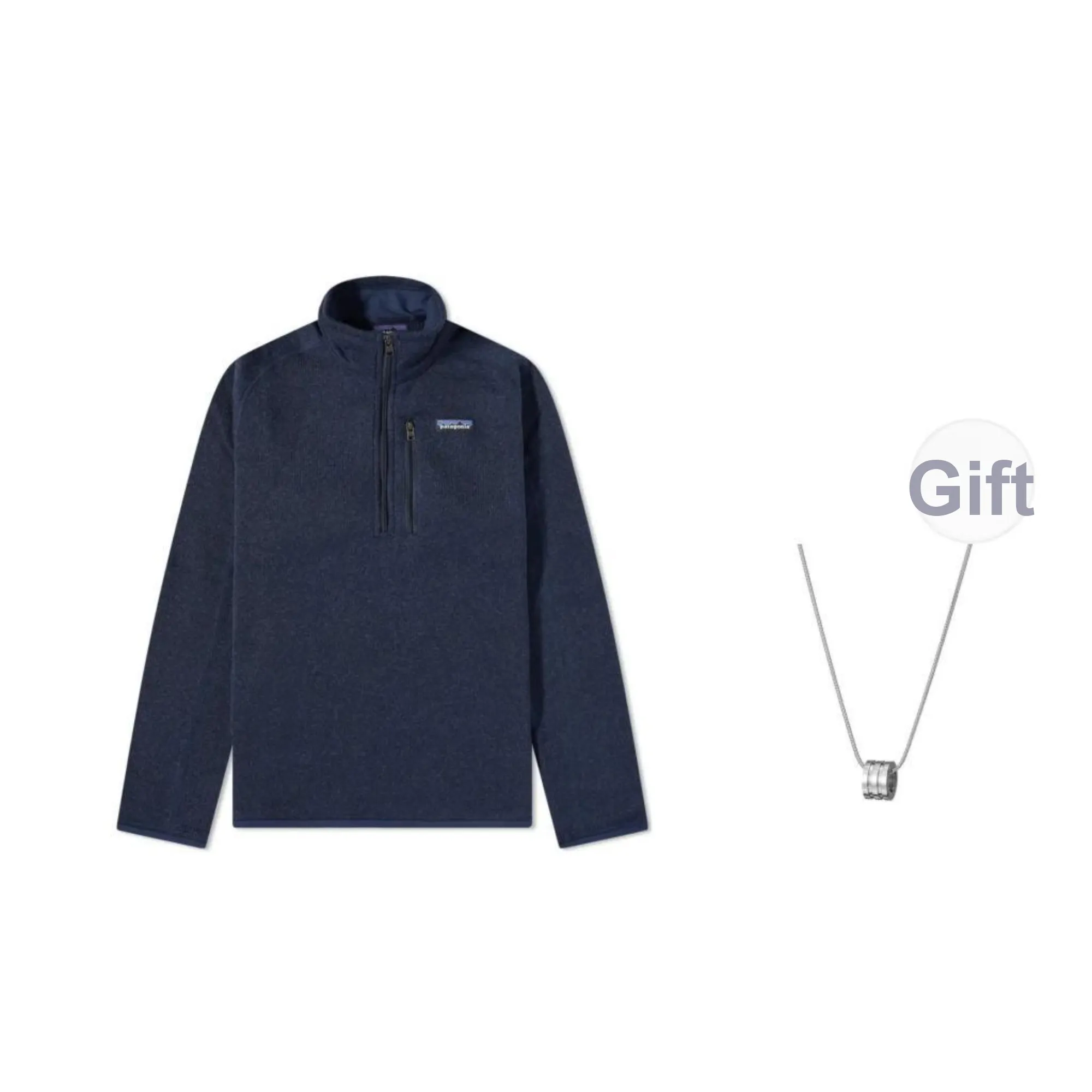 Patagonia Jackets & Coats Men's Blue, Comes With Necklace