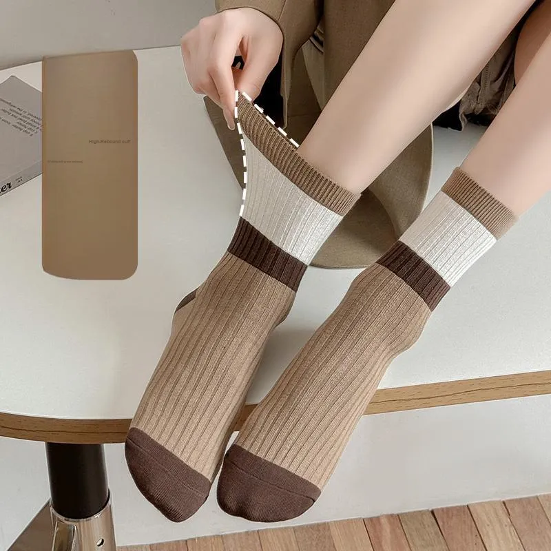 PLANDOO Mid Calf Socks Unisex 5 Pack-13