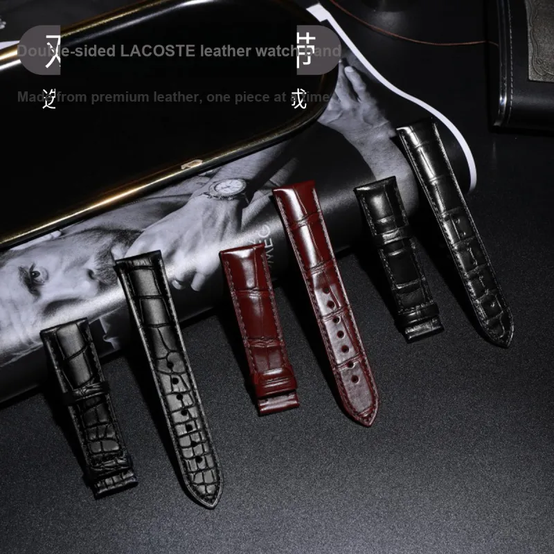 SHIRUI Accessories Omega Compatibility Watch Band 125/75 Genuine Leather Material-67